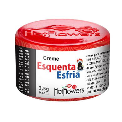 Возбуждающий крем Esquenta Esfria с охлаждающе-разогревающим эффектом - 3,5 гр.