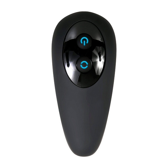 Черный вибростимулятор простаты Adam s Rotating P-spot Massager - 14,2 см. Adam & Eve