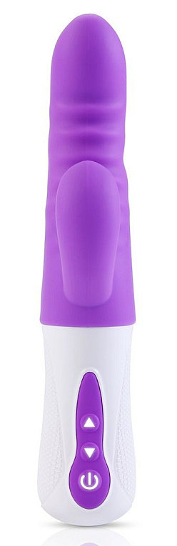 Фиолетовый вибростимулятор Purple Punch - 24 см. от Intimcat
