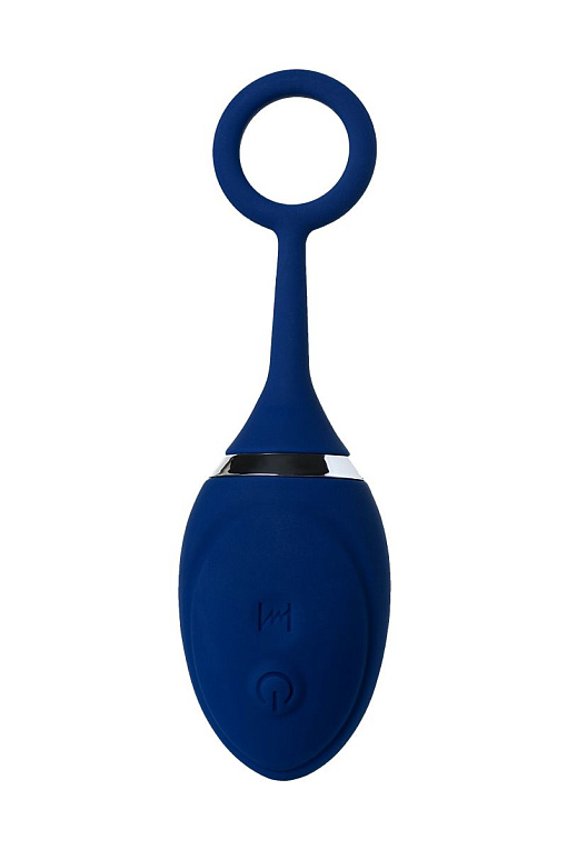 Синяя анальная вибровтулка OPlay Unico с пультом ДУ - 13,5 см. - фото 5
