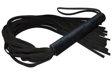 Черная велюровая плеть - 63 см.
