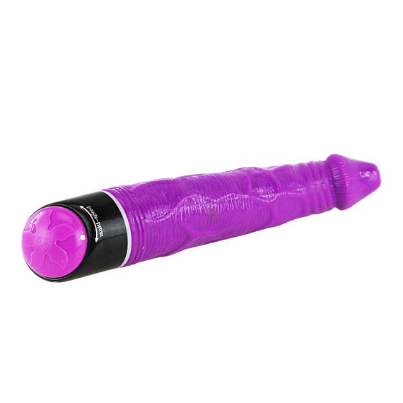 Фиолетовый гелевый вибромассажёр Adour Club - 23,5 см. - термопластичная резина (TPR)