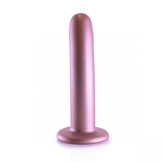 Розовый фаллоимитатор Smooth G-Spot - 15 см. Shots Media BV