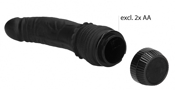 Черный вибромассажер Multispeed G-Spot Vibrator - 19 см. от Intimcat
