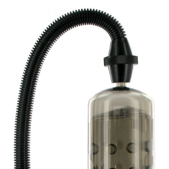 Чёрная вакуумная помпа XLsucker Penis Pump - пластик