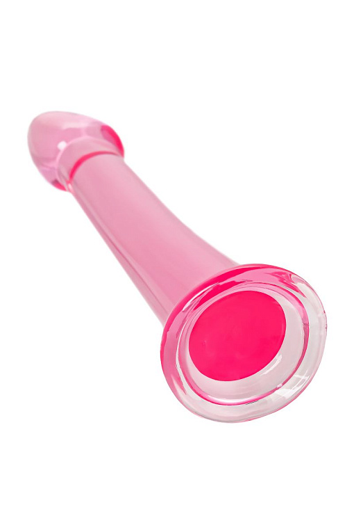 Розовый нереалистичный фаллоимитатор Jelly Dildo XL - 22 см. от Intimcat