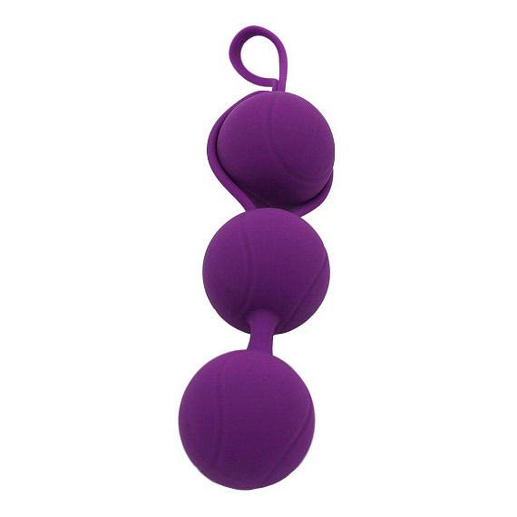 Фиолетовый набор для тренировки вагинальных мышц Kegel Balls от Intimcat