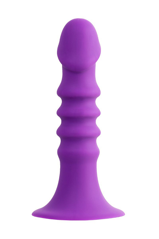 Фиолетовый анальный фаллоимитатор Drilly - 14 см. от Intimcat