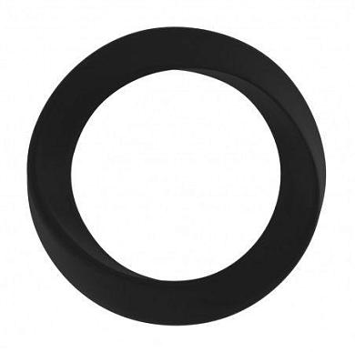 Чёрное эрекционное кольцо Infinity Thin Large