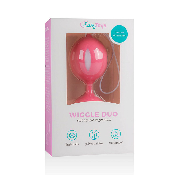 Розовые вагинальные шарики Wiggle Duo EDC Wholesale